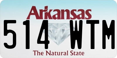 AR license plate 514WTM