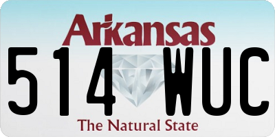 AR license plate 514WUC