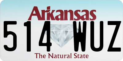AR license plate 514WUZ