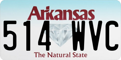 AR license plate 514WVC