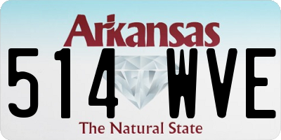 AR license plate 514WVE
