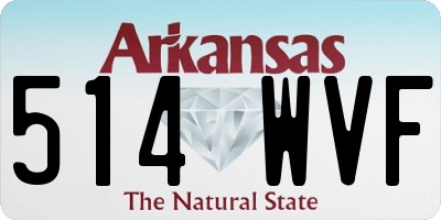 AR license plate 514WVF