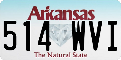AR license plate 514WVI