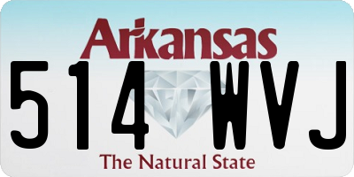 AR license plate 514WVJ