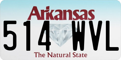 AR license plate 514WVL