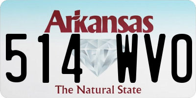 AR license plate 514WVO