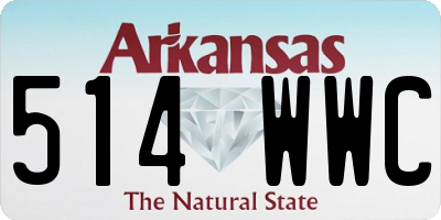 AR license plate 514WWC