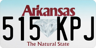 AR license plate 515KPJ