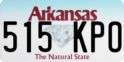 AR license plate 515KPO