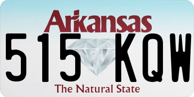 AR license plate 515KQW