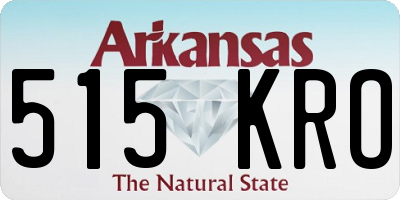 AR license plate 515KRO