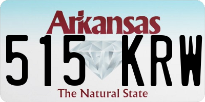 AR license plate 515KRW