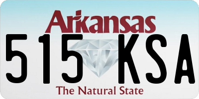 AR license plate 515KSA