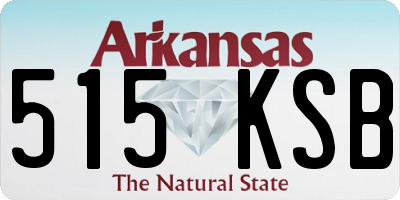 AR license plate 515KSB
