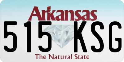 AR license plate 515KSG