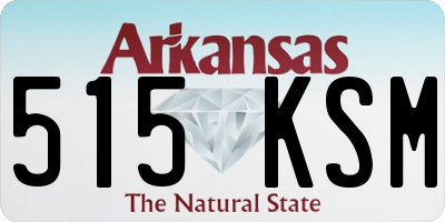 AR license plate 515KSM