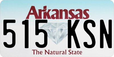 AR license plate 515KSN