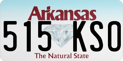 AR license plate 515KSO