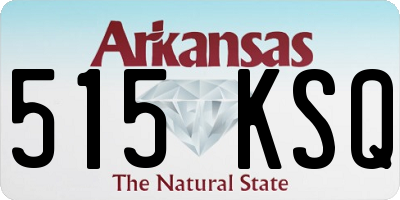 AR license plate 515KSQ