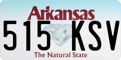 AR license plate 515KSV