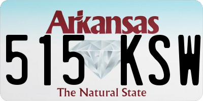 AR license plate 515KSW