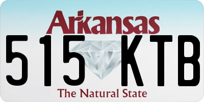 AR license plate 515KTB
