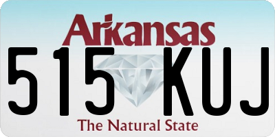 AR license plate 515KUJ