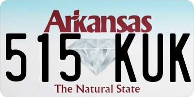 AR license plate 515KUK