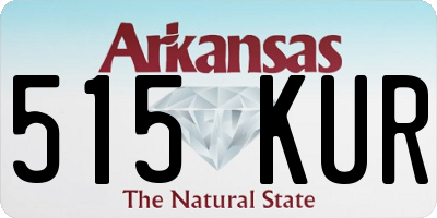 AR license plate 515KUR