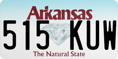 AR license plate 515KUW