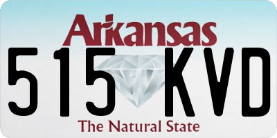 AR license plate 515KVD