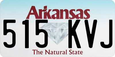 AR license plate 515KVJ