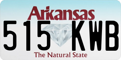 AR license plate 515KWB
