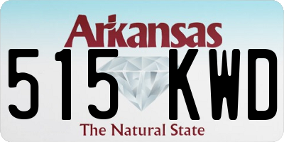 AR license plate 515KWD