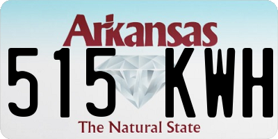 AR license plate 515KWH