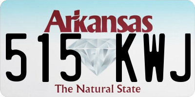 AR license plate 515KWJ