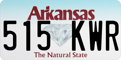 AR license plate 515KWR
