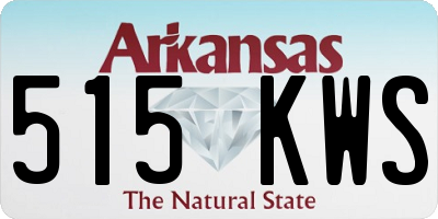 AR license plate 515KWS