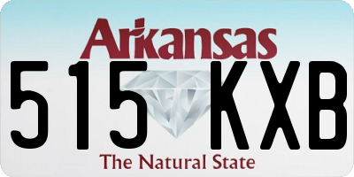 AR license plate 515KXB