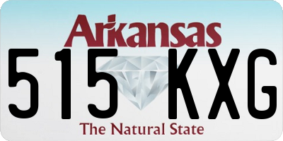 AR license plate 515KXG