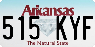 AR license plate 515KYF