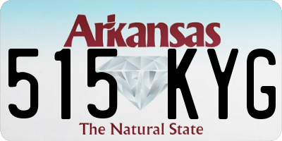 AR license plate 515KYG
