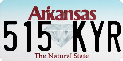AR license plate 515KYR