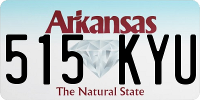 AR license plate 515KYU