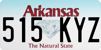 AR license plate 515KYZ
