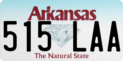 AR license plate 515LAA