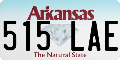 AR license plate 515LAE