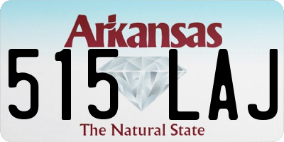 AR license plate 515LAJ