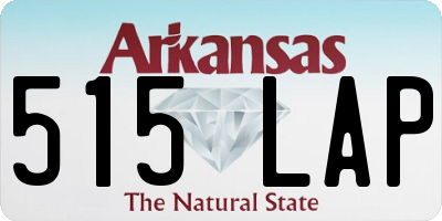 AR license plate 515LAP