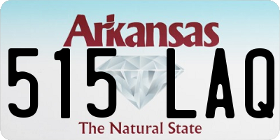 AR license plate 515LAQ
